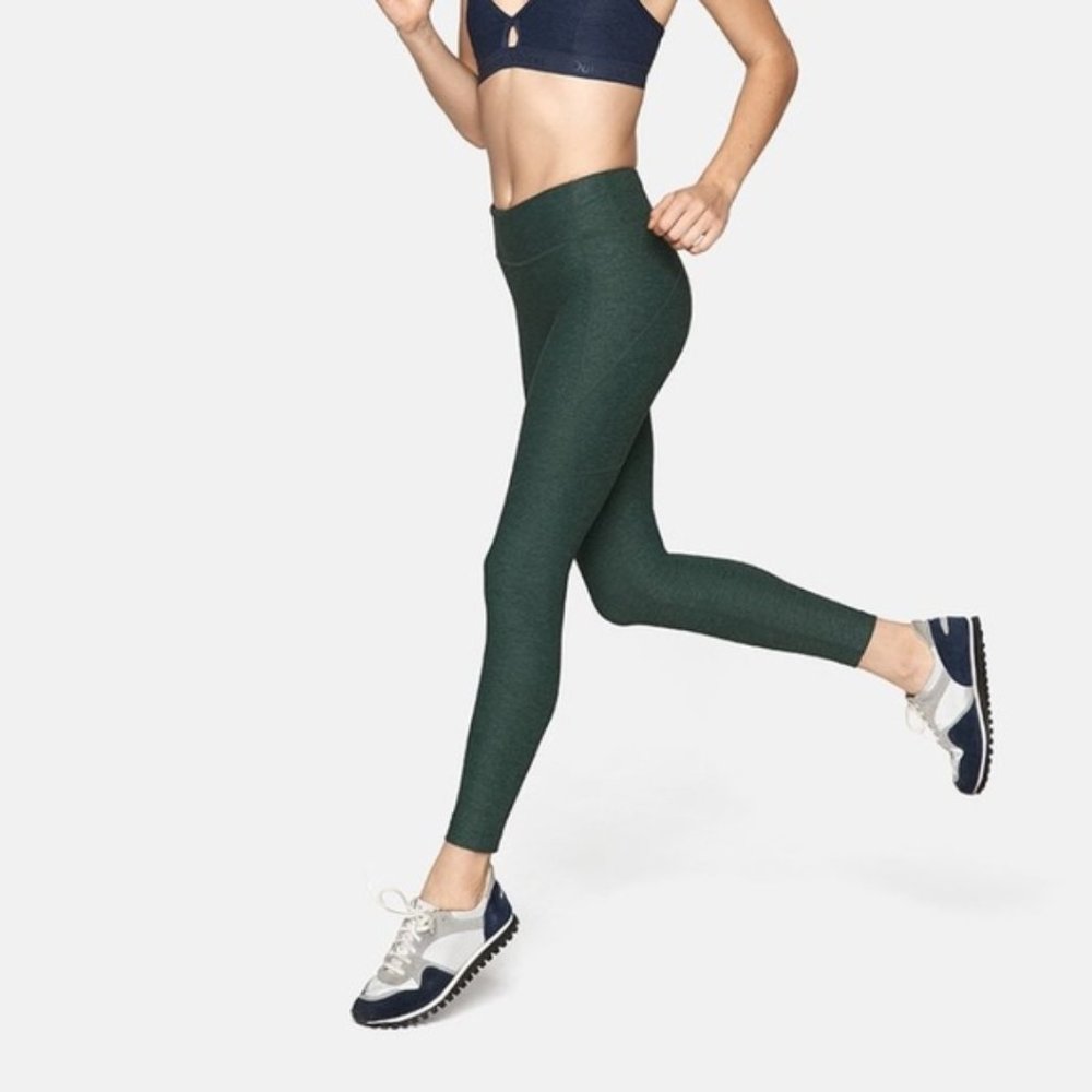 Outdoor Voices 7/8 Warmup Leggings, Hunter Green